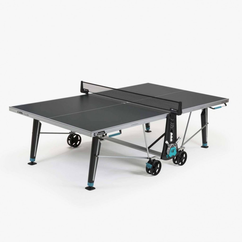 Table De Ping-pong Cornilleau 100 Indoor - Made In France | Bleu - Filet Réglable - 10 Ans Garantie